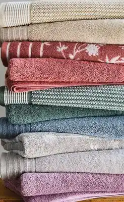 JC Penney Linden Street Pure Performance Solid Or Fashion Bath Towel offer