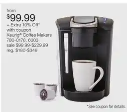 JC Penney Keurig Coffee Makers offer