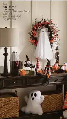JC Penney Layerings Halloween Decor offer