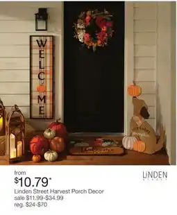 JC Penney Linden Street Harvest Porch Decor offer