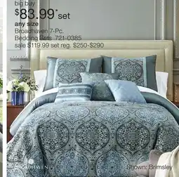 JC Penney Broadhaven 7-Pc. Bedding Sets offer