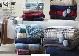 JC Penney Beautyrest Heated Blankets & Throws offer