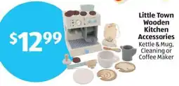 Aldi Little town wooden kitchen accessories offer