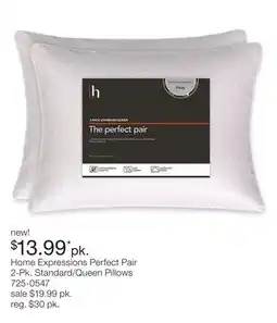 JC Penney Home Expressions Perfect Pair 2-Pk. Standard/Queen Pillows offer