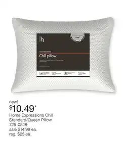 JC Penney Home Expressions Chill Standard/Queen Pillow offer