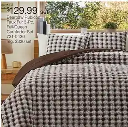 JC Penney Bearpaw Rubicon Faux Fur 3-Pc. Full/Queen Comforter Set offer
