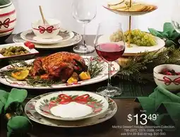 JC Penney Martha Stewart Holiday Decor and Entertaining Collections offer
