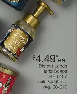 JC Penney Distant Lands Hand Soaps offer