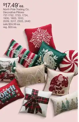 JC Penney North Pole Trading Co. Decorative Pillows offer
