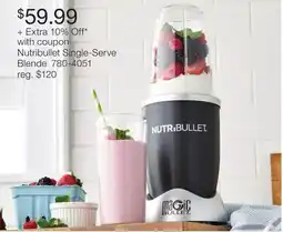 JC Penney Nutribullet Single-Serve Blende offer