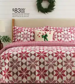 JC Penney Martha Stewart Star Patchwork Full/Queen Quilt Set offer