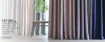 JC Penney Linden Street Gwen Light-Filtering 84 Grommet-Top Curtain offer