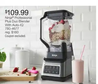JC Penney Ninja Professional Plus Duo Blender With Auto-IQ offer