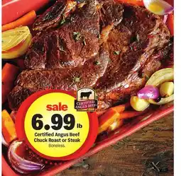 Meijer Certified Angus Beef Chuck Roast or Steak offer