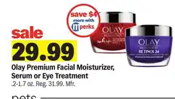 Meijer Olay Premium Facial Moisturizer, Serum or Eye Treatment offer
