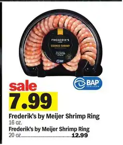 Meijer Frederik's by Meijer Shrimp Ring offer