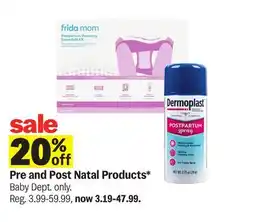Meijer Pre and Post Natal Products offer