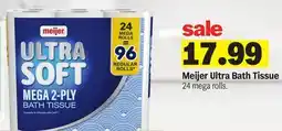 Meijer Meijer Ultra Bath Tissue offer