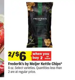 Meijer Frederik's by Meijer Kettle Chips offer