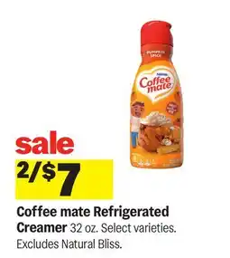 Meijer Coffee mate Refrigerated Creamer offer