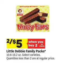 Meijer Little Debbie Family Packs offer