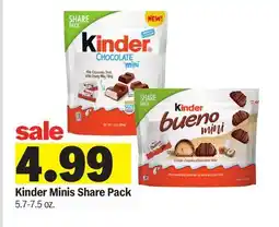 Meijer Kinder Minis Share Pack offer