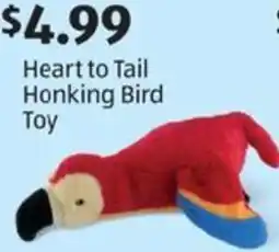 Aldi Heart to Tail Honking Bird Toy offer