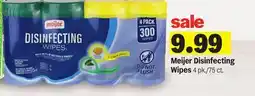 Meijer Meijer Disinfecting Wipes offer