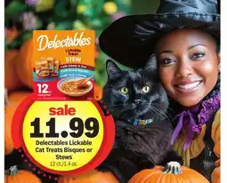 Meijer Delectables Lickable Cat Treats Bisques or Stews offer