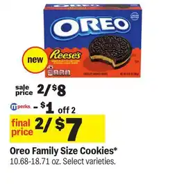 Meijer Oreo Family Size Cookies offer