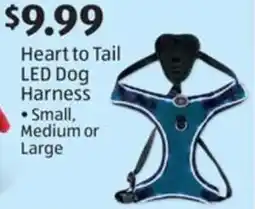 Aldi Heart to Tail LED Dog Harness offer