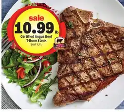 Meijer Certified Angus Beef T-Bone Steak offer