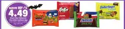 Meijer Snack Size Halloween Chocolate Laydown Bag offer