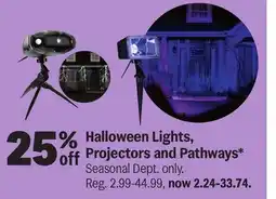 Meijer Halloween Lights, Projectors and Pathways offer