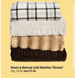 Meijer Room & Retreat Cold Weather Throws offer