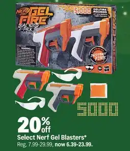 Meijer Select Nerf Gel Blasters offer