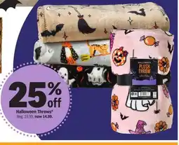 Meijer Halloween Throws offer