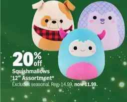 Meijer Squishmallows 12 Assortment offer