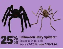 Meijer Halloween Hairy Spiders offer