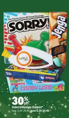 Meijer Select Hasbro Games offer