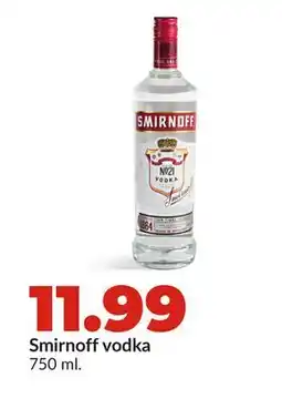 Hy-Vee Smirnoff vodka offer