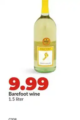 Hy-Vee Barefoot wine offer
