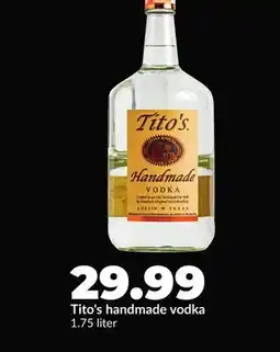 Hy-Vee Tito's handmade vodka offer