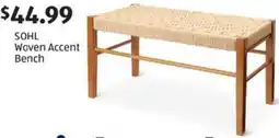 Aldi Sohl Woven Accent Bench offer