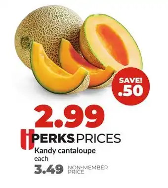 Hy-Vee Kandy cantaloupe offer