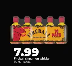 Hy-Vee Fireball cinnamon whisky offer