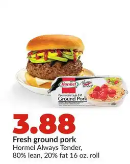 Hy-Vee Hormel Fresh ground pork offer