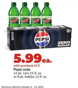 Hy-Vee Pepsi soda offer