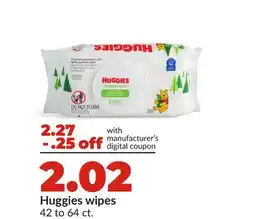Hy-Vee Huggies wipes offer