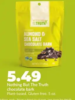 Hy-Vee Nothing But The Truth chocolate bark offer